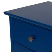 CÔMODA 6 GAVETAS 83 CM X 43 CM DEVON - AZUL - Foto 6