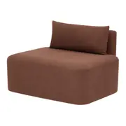 SOFÁ 3 LUGARES SHIRO - QUARTZO ROSA/RUBY MOCHA - Foto 4