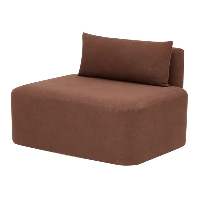 SOFÁ 3 LUGARES SHIRO - QUARTZO ROSA/RUBY MOCHA - Foto 4