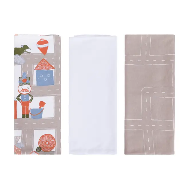 KIT FRONHA BEBÊ 30 CM X 40 CM COM 3 CRIAMUNDOS - CAMELO/MULTICOR - Foto 10