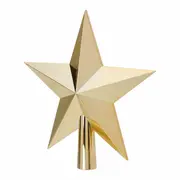 PONTEIRA ESTRELA 19 CM FINE FESTIVITY - OURO - Foto 2