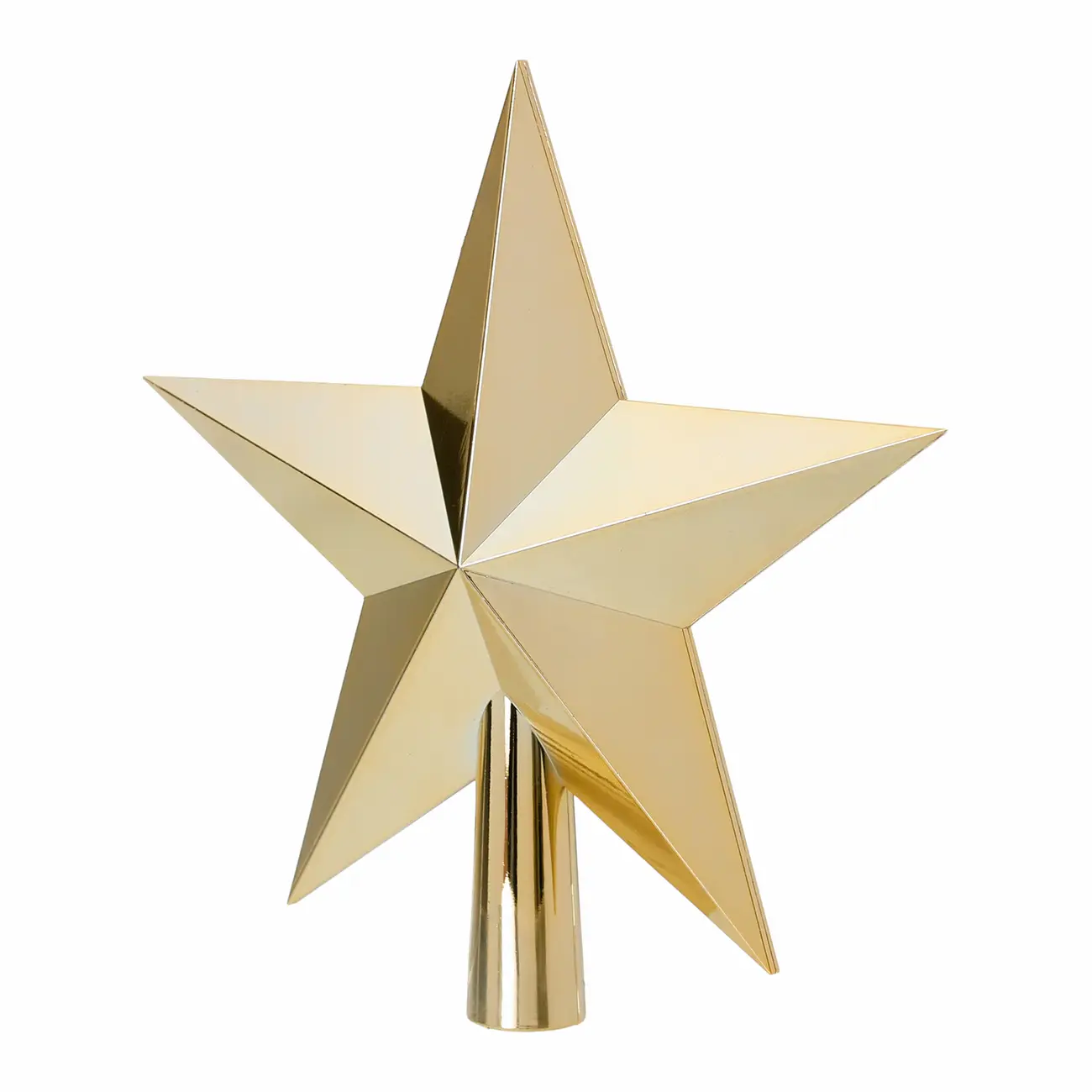 PONTEIRA ESTRELA 19 CM FINE FESTIVITY - OURO - Foto 2