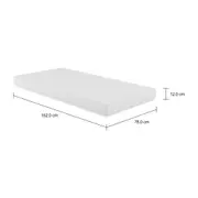 COLCHÃO DE ESPUMA INFANTIL 78 CM X 1,62 M X 12 CM DOSS - DENSIDADE 20 - Foto 5