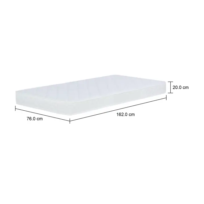 COLCHÃO DE ESPUMA INFANTIL 78 CM X 1,62 M X 12 CM DOSS - DENSIDADE 20 - Foto 4