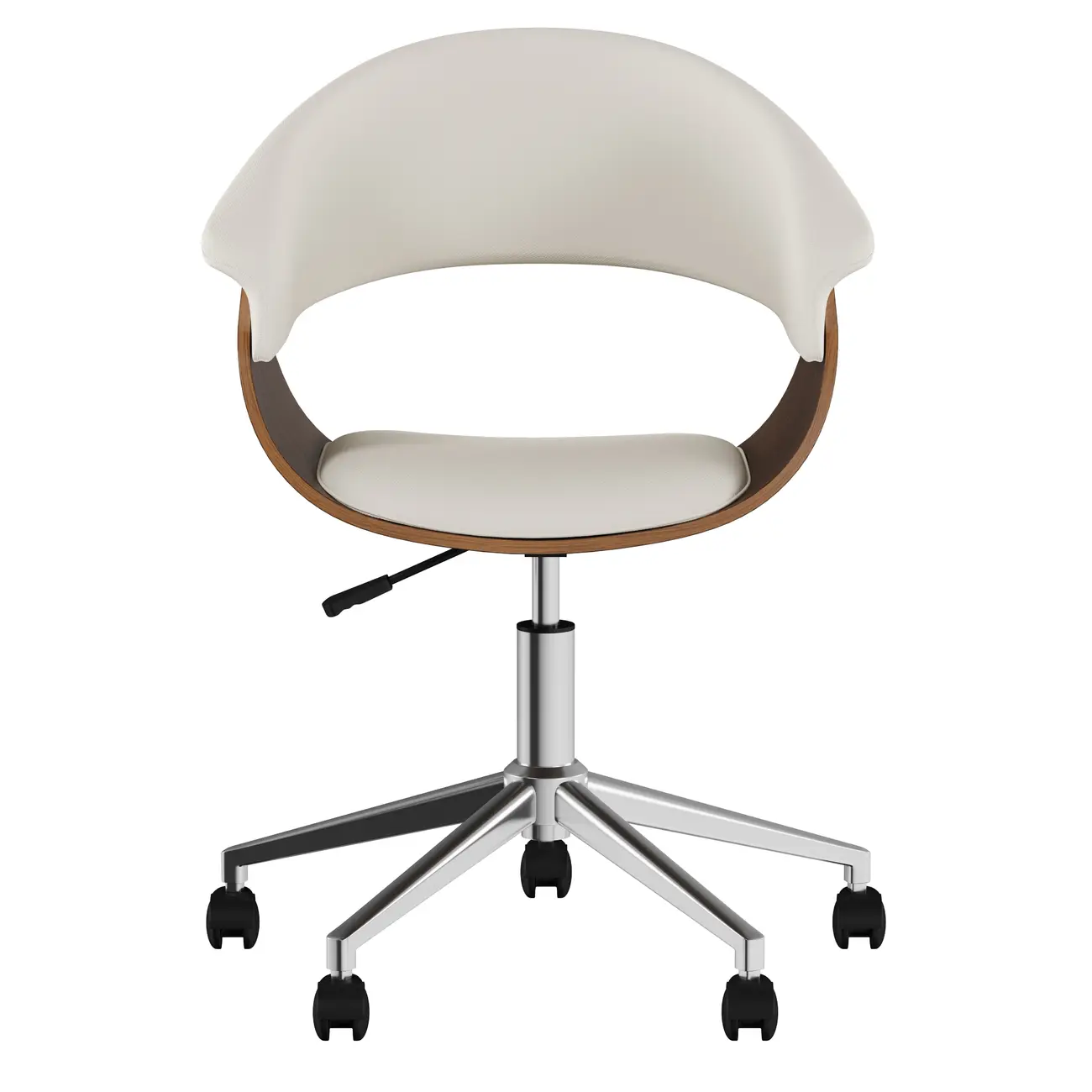CADEIRA HOME OFFICE SKALL - NOZES/BEGE - Foto 1