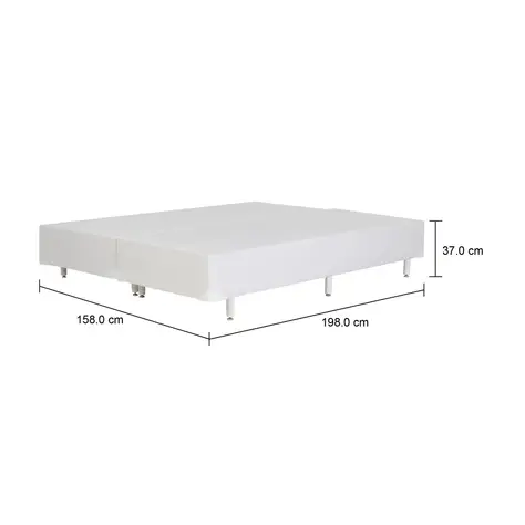 Imagem com medidas do produto BASE PARA CAMA BOX QUEEN 1,58 M X 1,98 M MAX
