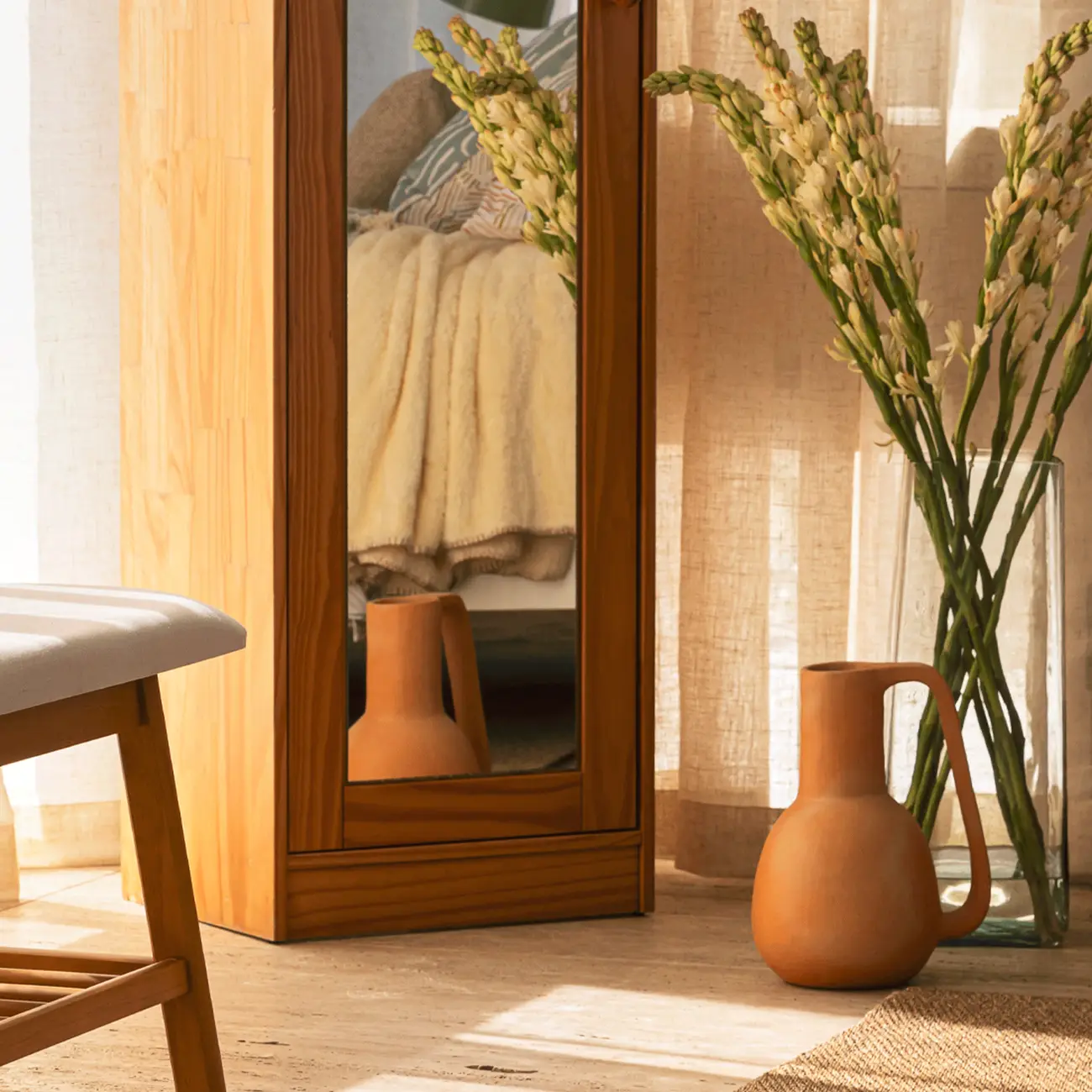 SAPATEIRA/ARMÁRIO PISO/PAREDE 1 PORTA TIMBER - AMÊNDOA - Foto 14