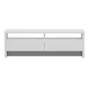 BRANCO BRILHANTE - RACK 2 GAVETAS 1,80 M X 45 CM VOGAN