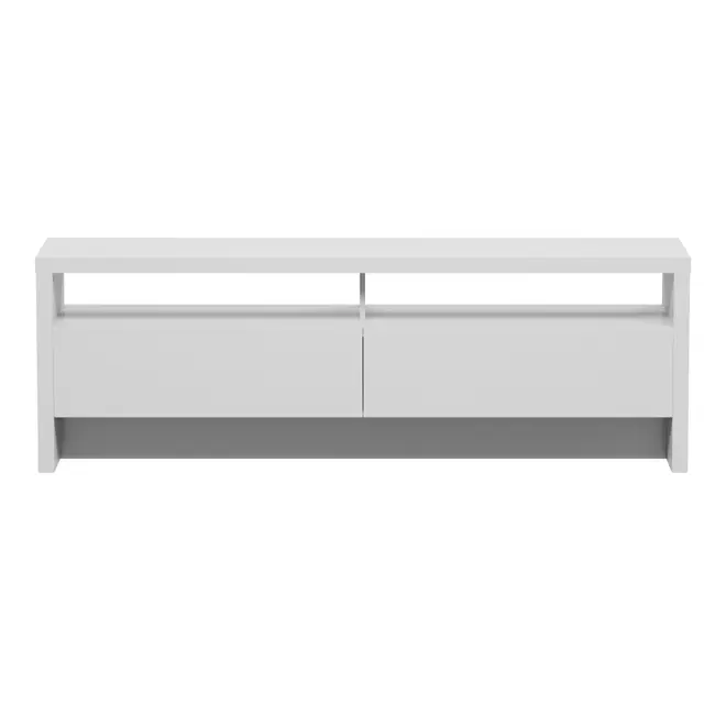 RACK 2 GAVETAS 1,80 M X 45 CM VOGAN - BRANCO BRILHANTE - Foto 1