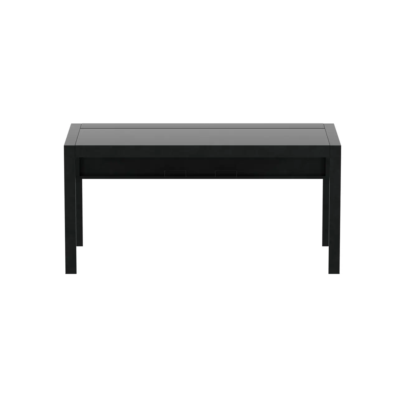MESA DE ESCRITÓRIO 1,60 M X 75 CM BRÁS - GRAFITE FOSFATIZADO - Foto 1