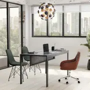 MESA DE ESCRITÓRIO 1,60 M X 75 CM BRÁS - GRAFITE FOSFATIZADO - Foto 3