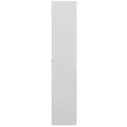 SAPATEIRA/ARMÁRIO PAREDE 1 PORTA V-ESCONDE - BRANCO/PRATA - Foto 3