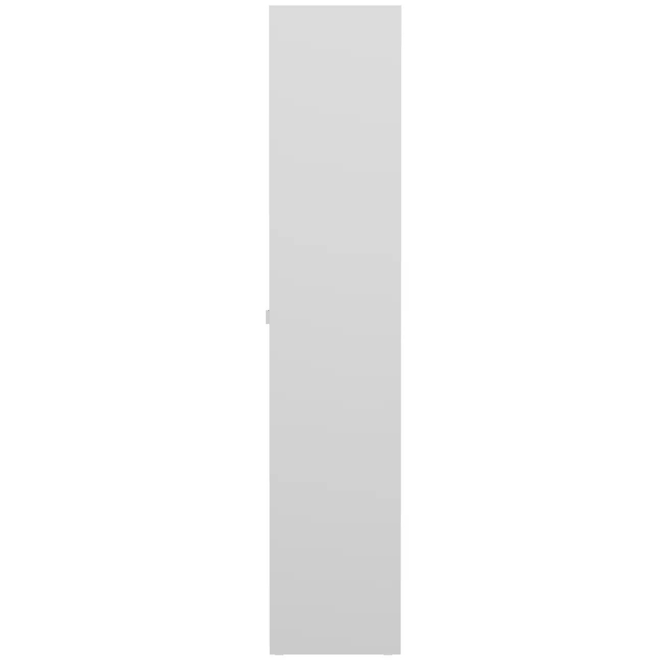 SAPATEIRA/ARMÁRIO PAREDE 1 PORTA V-ESCONDE - BRANCO/PRATA - Foto 3