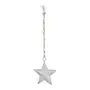 PINGENTE ESTRELAS COM 12 PEÇAS NATAL ASTRAL - DOURADO/BRANCO - Foto 1