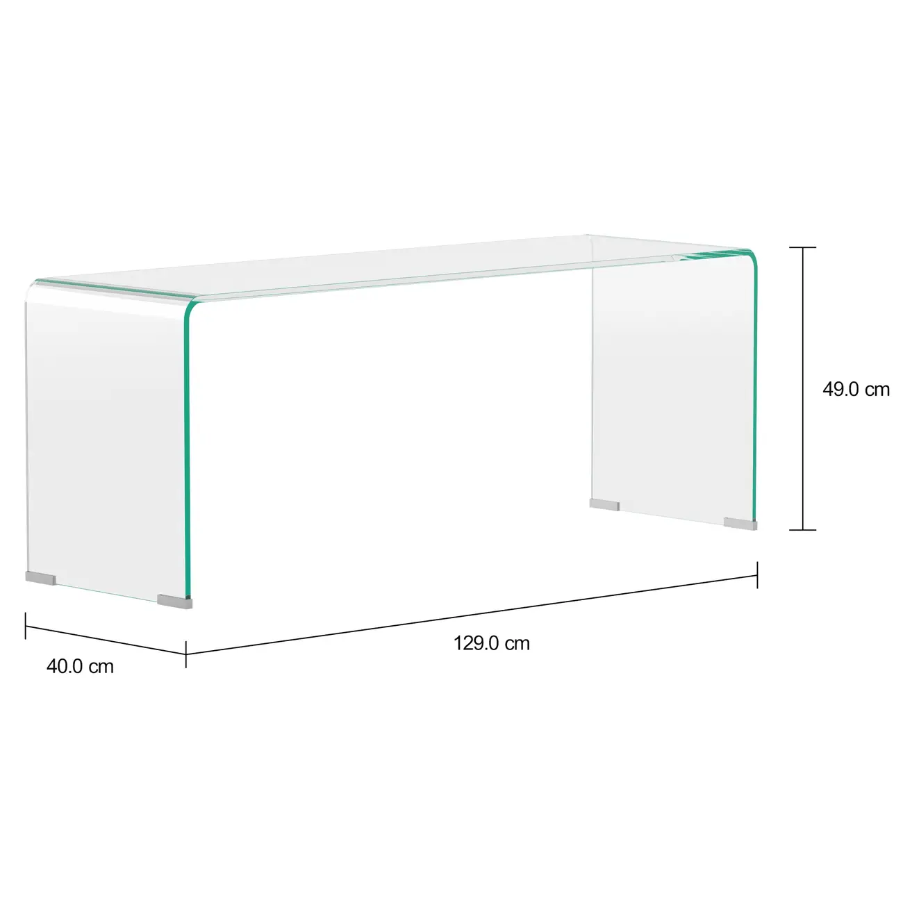 RACK 1,29 M X 40 CM INGLASS - INCOLOR/CROMADO - Foto 2