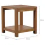 MESA LATERAL 50 CM X 50 CM ARMAZÉM - NOZES - Foto 6