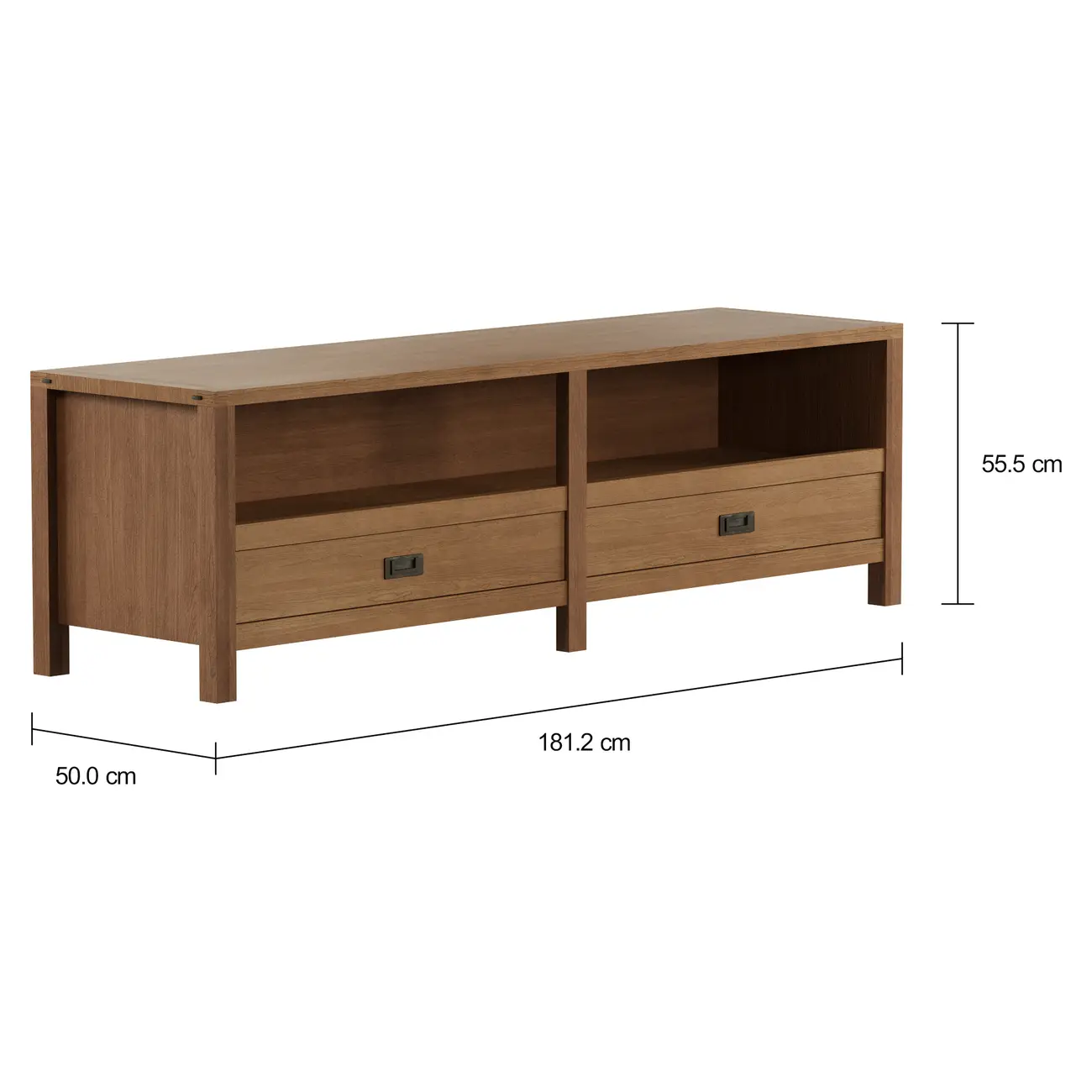 RACK 2 GAVETAS 1,81 M X 50 CM ARMAZÉM - NOZES - Foto 12
