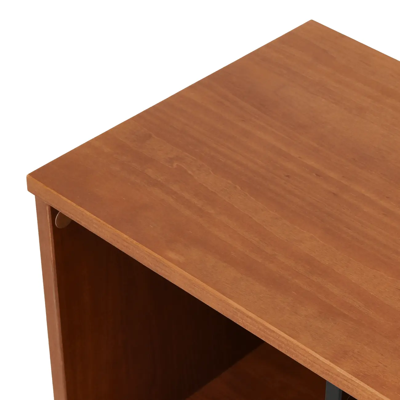 MESA DE CABECEIRA MID CENTURY - PRETO/NOZES - Foto 6