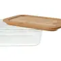 POTE HERMÉTICO 1,2 L BAMBU - INCOLOR/BAMBU - Foto 5