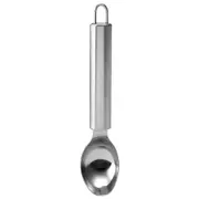 COLHER PARA SORVETE 16 CM ELLIP - INOX - Foto 1