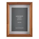 NOZES/BRANCO - PORTA-RETRATO 13 CM X 18 CM GROOVED