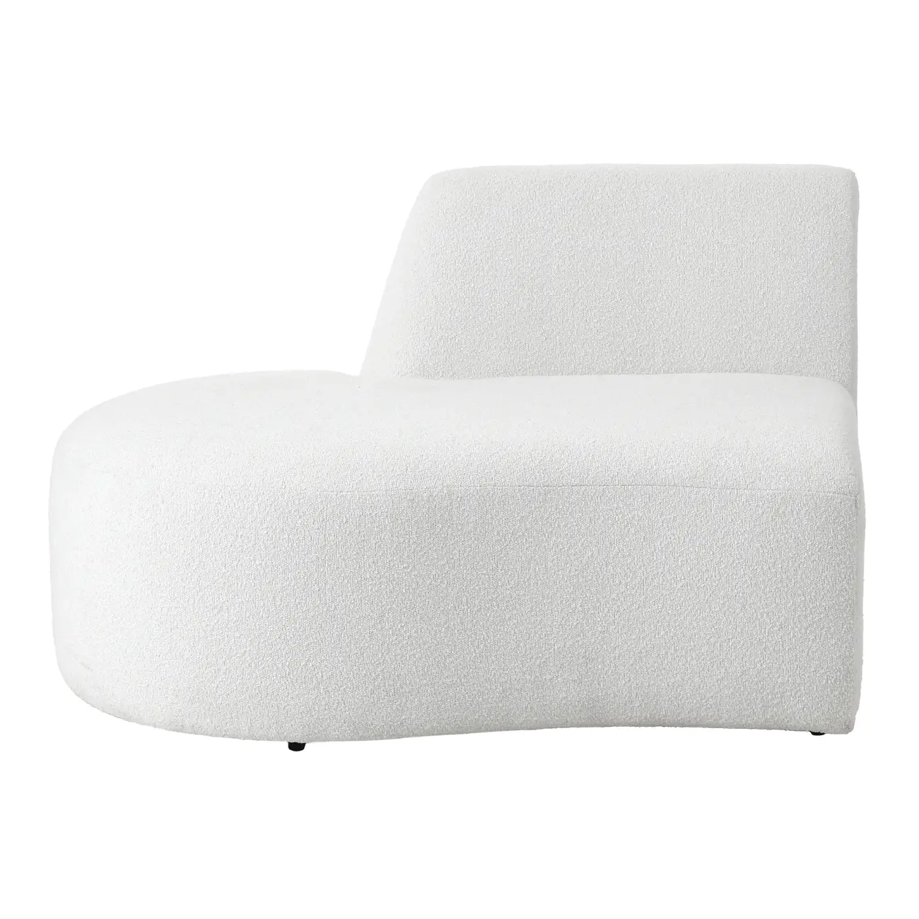 SOFÁ 4 LUGARES ESTENDIDO DIREITO ÔNDULO - BOUCLÉ BRANCO - Foto 3