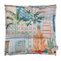FUTON 40 CM X 40 CM SAUDADE TROPICAL - AZUL HISTÓRICO/MULTICOR - Foto 3
