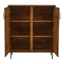 BUFFET 2 PORTAS 1,05 M X 42 CM STEAM TRUNK - ENCERADO CASTANHO/CASTANHO - Foto 4