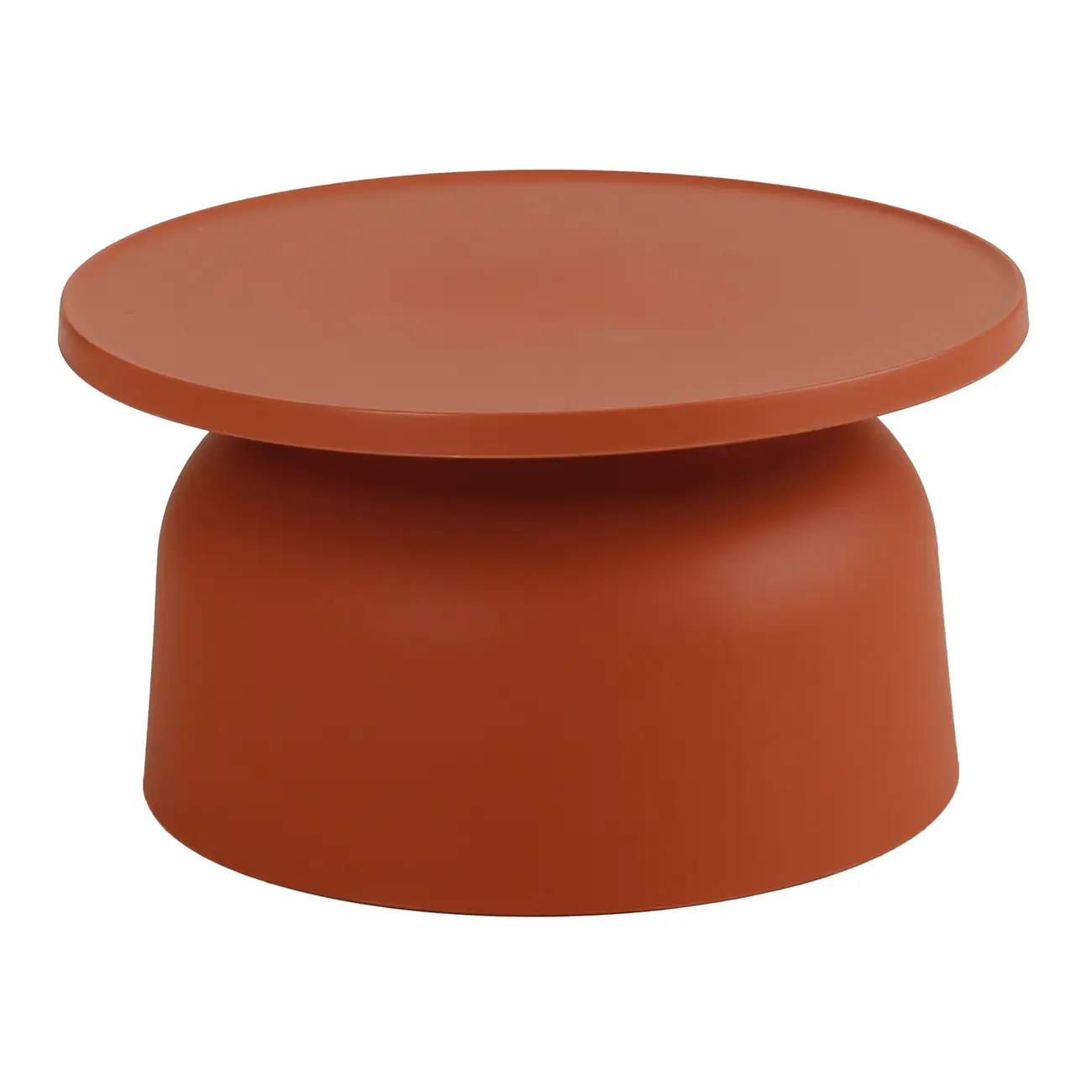 MESA DE CENTRO REDONDA 67 CM ALTIPLANO - TERRACOTA - Foto 1