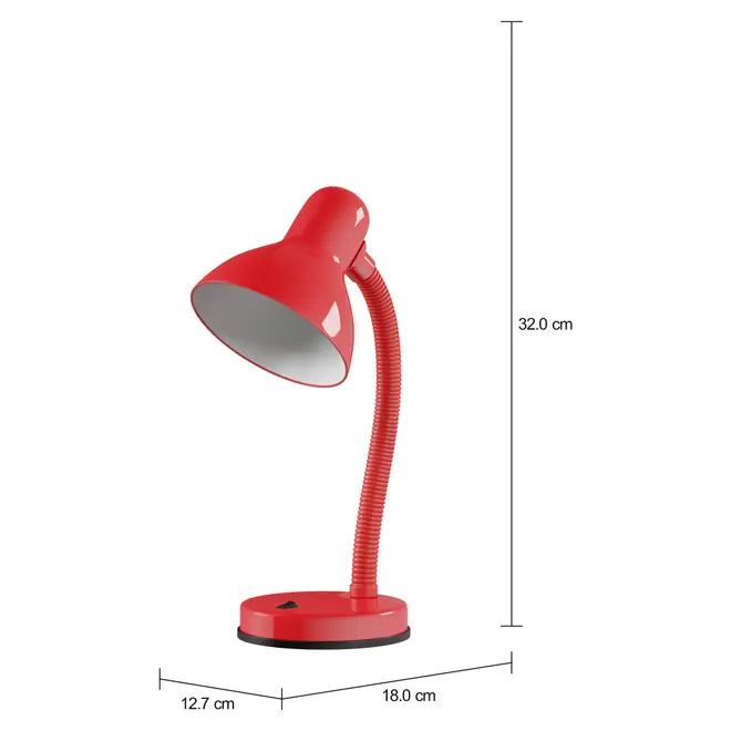 LUMINÁRIA DE MESA DIC - VERMELHO/VERMELHO - Foto 9