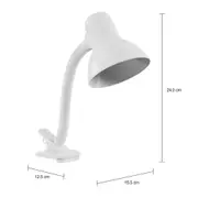 LUMINÁRIA COM GARRA DIC - BRANCO/BRANCO - Foto 2