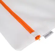 SACO PROTETOR PARA LAVAR ROUPA 57 CM X 46 CM SAFE - BRANCO/KORAL - Foto 2