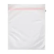 SACO PROTETOR PARA LAVAR ROUPA 57 CM X 46 CM SAFE - BRANCO/KORAL - Foto 3