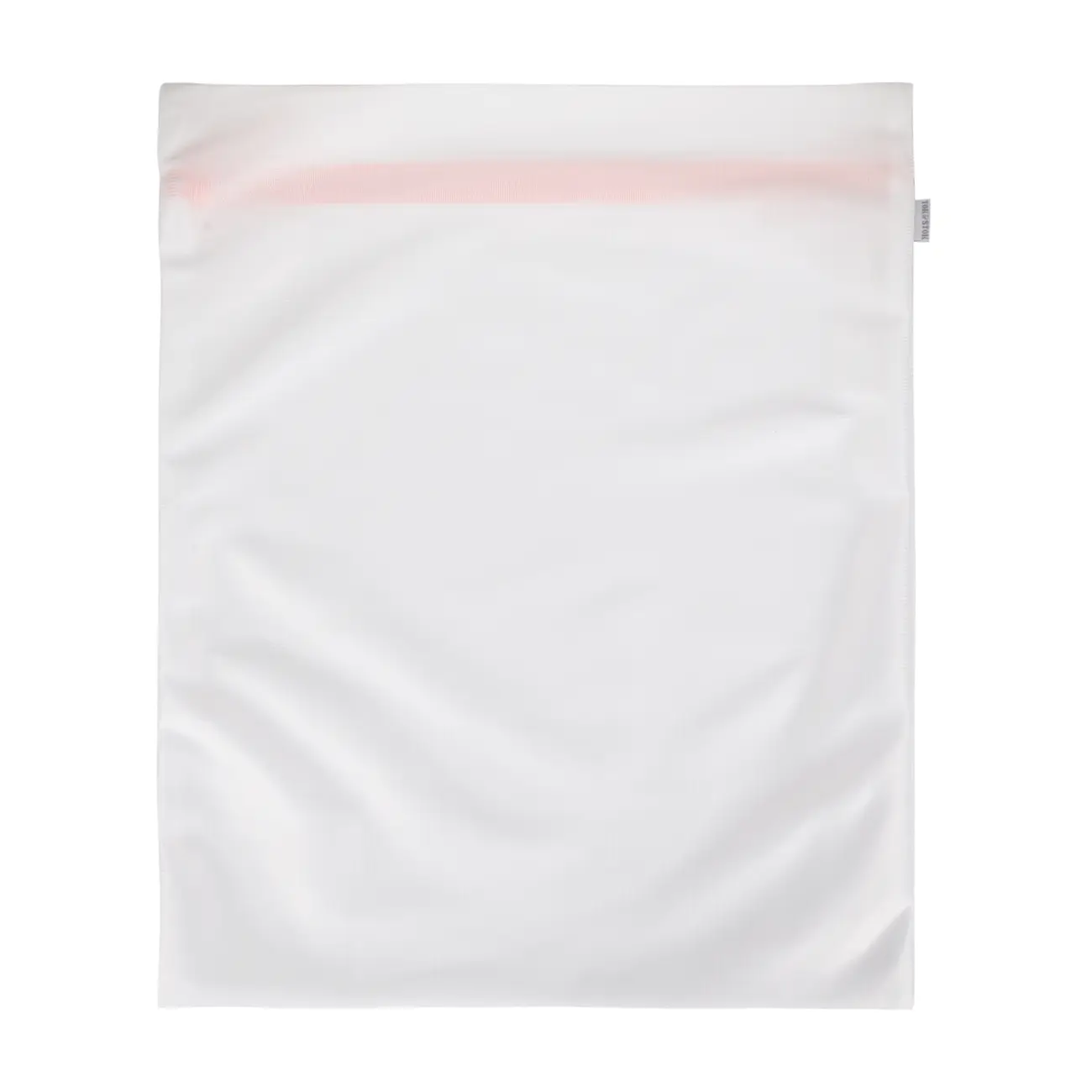 SACO PROTETOR PARA LAVAR ROUPA 57 CM X 46 CM SAFE - BRANCO/KORAL - Foto 3