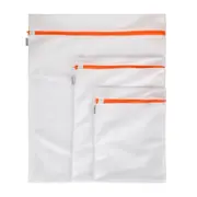 SACO PROTETOR PARA LAVAR ROUPA 57 CM X 46 CM SAFE - BRANCO/KORAL - Foto 4