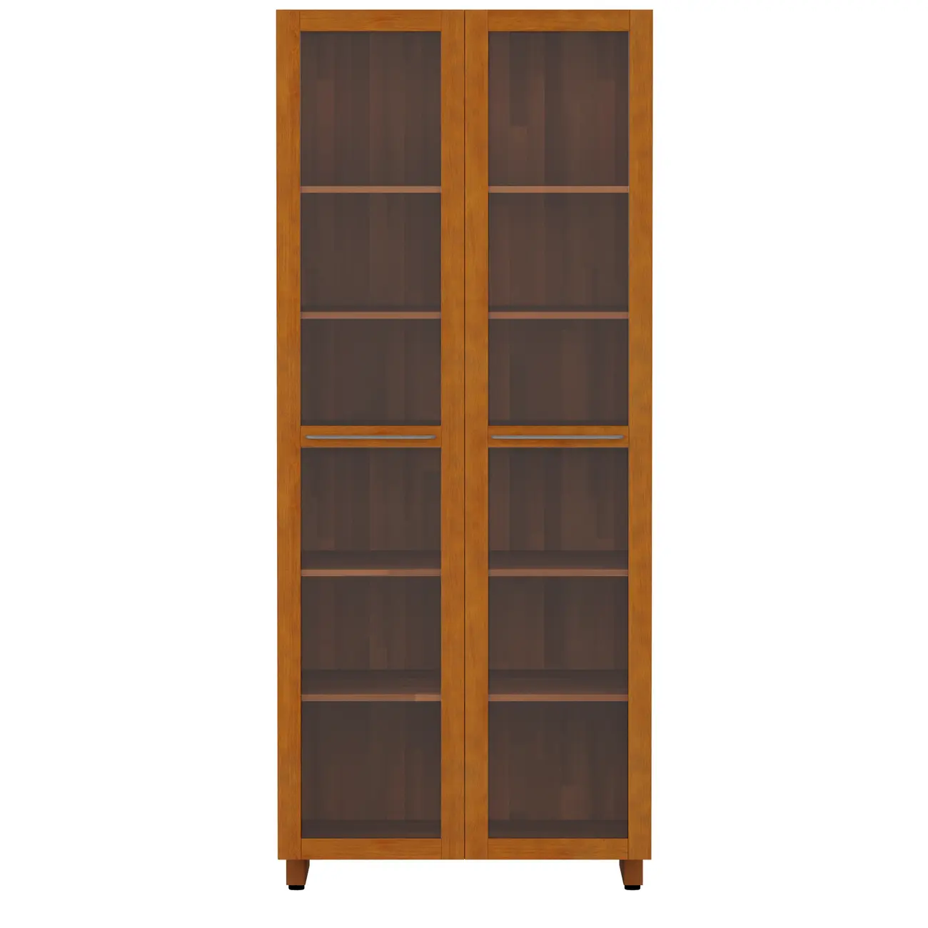PANELEIRO 2 PORTAS 80 CM X 1,95 M GOURMET - NOZES/INCOLOR - Foto 1
