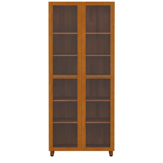PANELEIRO 2 PORTAS 80 CM X 1,95 M GOURMET - NOZES/INCOLOR - Foto 1