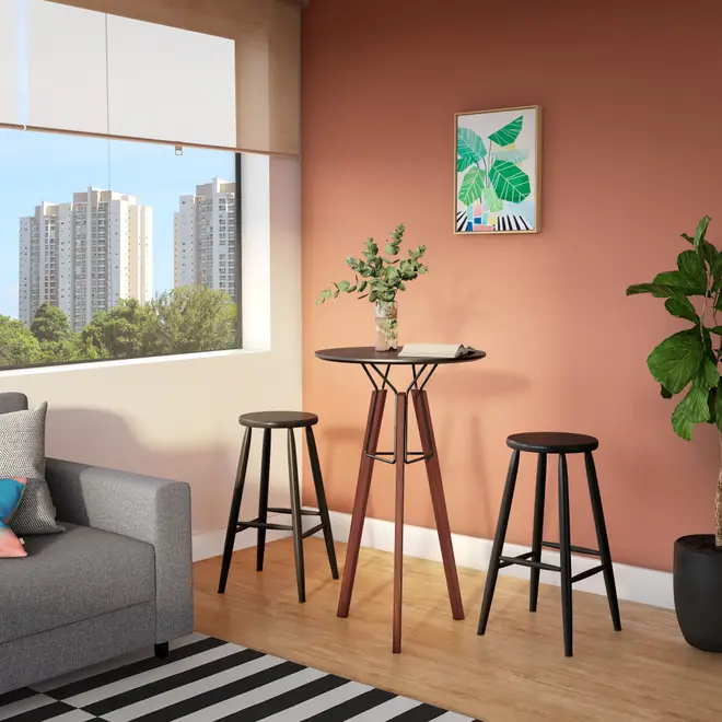 BANQUETA TEXAS - PRETO - Foto 6