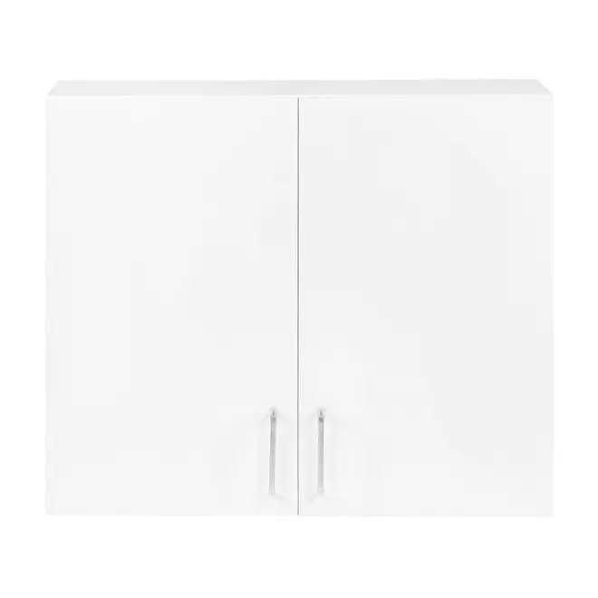 ARMÁRIO DE COZINHA AÉREO 80 CM 2 PORTAS PRÁTICA - BRANCO - Foto 1