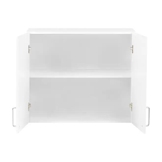 ARMÁRIO DE COZINHA AÉREO 80 CM 2 PORTAS PRÁTICA - BRANCO - Foto 4