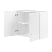 ARMÁRIO DE COZINHA AÉREO 80 CM 2 PORTAS PRÁTICA - BRANCO - Foto 5
