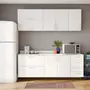 ARMÁRIO DE COZINHA AÉREO 80 CM 2 PORTAS PRÁTICA - BRANCO - Foto 8
