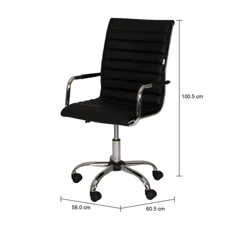 Imagem com medidas do produto CADEIRA HOME OFFICE SEATTLE