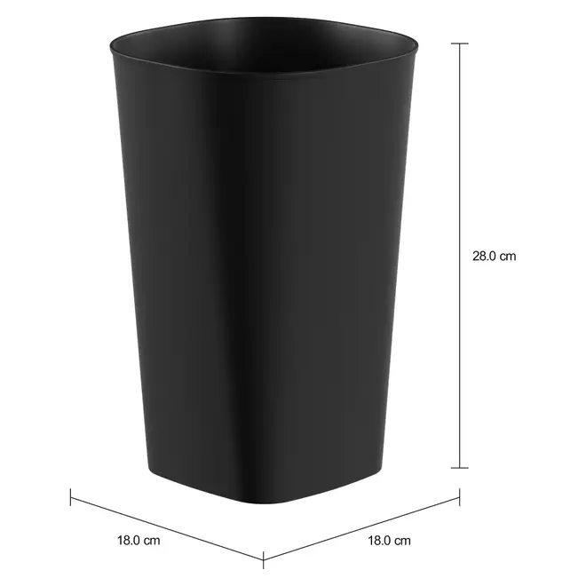 LIXEIRA 5 L VELDI - PRETO - Foto 2