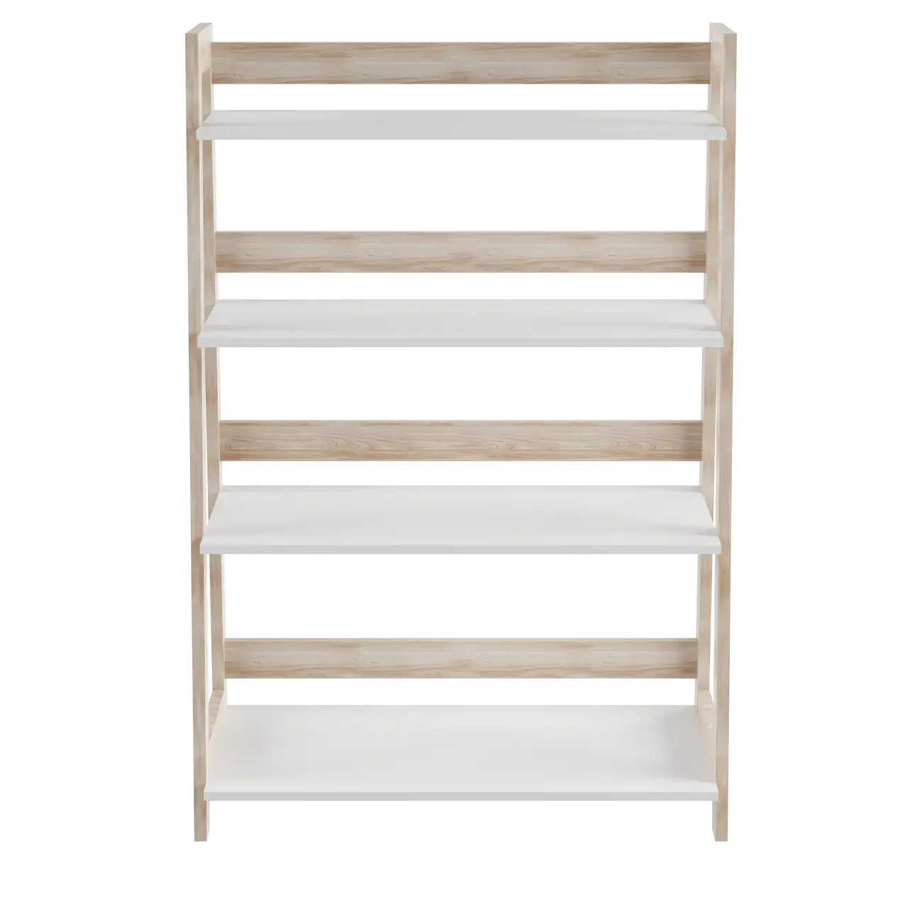 ESTANTE 64 CM X 95 CM CAMÉLIA - NATURAL WASHED/BRANCO - Foto 1