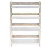ESTANTE 64 CM X 95 CM CAMÉLIA - NATURAL WASHED/BRANCO - Foto 1