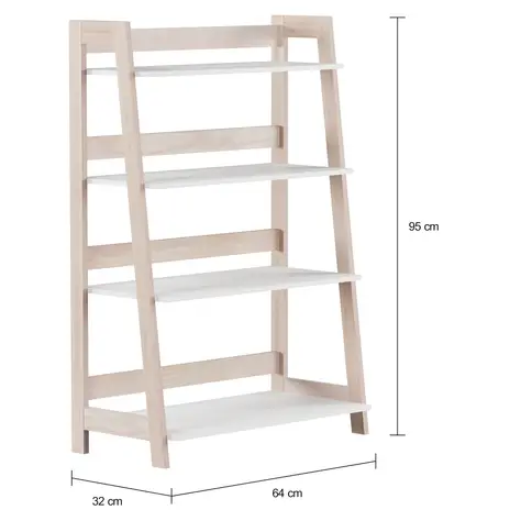 Imagem com medidas do produto ESTANTE 64 CM X 95 CM CAMÉLIA