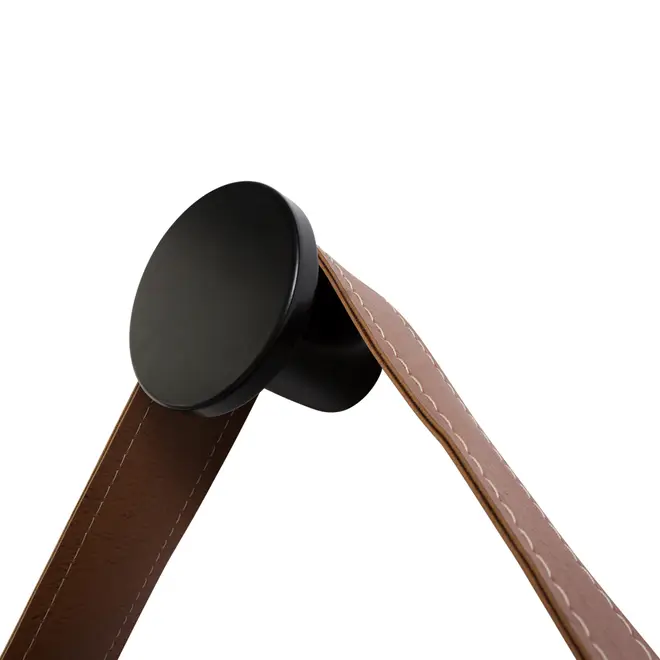 ESPELHO REDONDO 60 CM PELICANO - WHISKY/PRETO - Foto 4