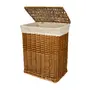 CESTO PARA ROUPA 33 CM X 24 CM X 45 CM BOULE - FIBRA CLARA/ BEGE - Foto 2