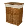 CESTO PARA ROUPA 33 CM X 24 CM X 45 CM BOULE - FIBRA CLARA/ BEGE - Foto 3
